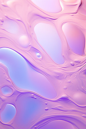 abstract background with oil drops in pink and purple colors. macroの素材