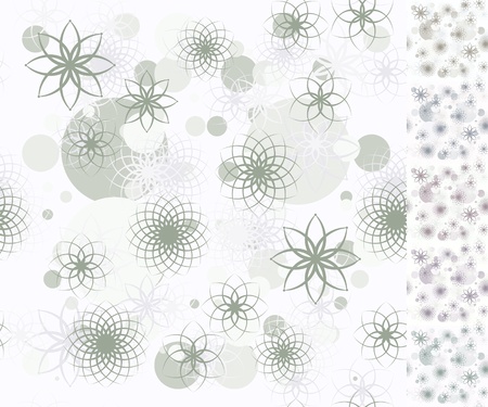 Seamless vector background with rosesのイラスト素材