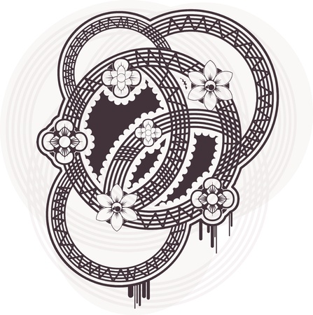 Floral backgroundのイラスト素材