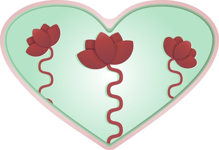 Floral backgroundのイラスト素材