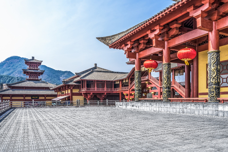 Ancient architectural Plazaのeditorial素材