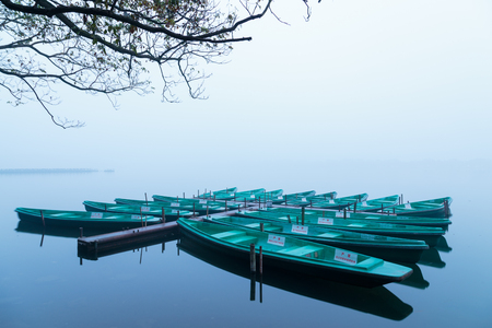 West Lake Hangzhou sceneryのeditorial素材