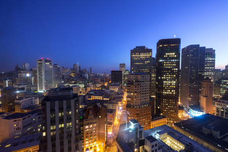 Landscape view of Francisco's cityのeditorial素材