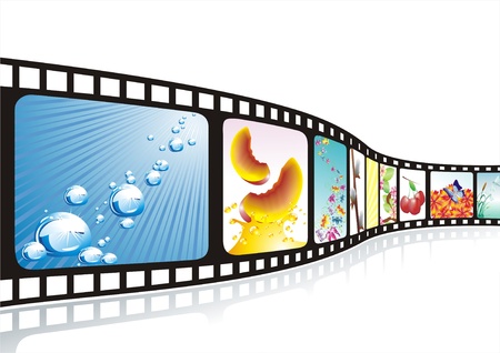 Background with Cinema Motives のイラスト素材