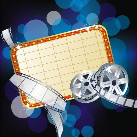 	 Background with Cinema Motives のイラスト素材