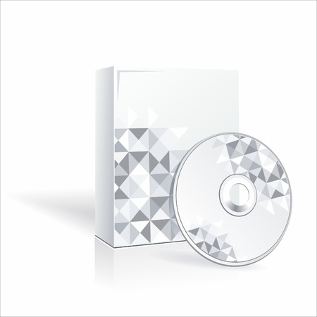 Corporate Identity Template - cd and cd cover. Eps10. のイラスト素材