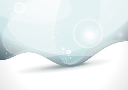 Fresh design idea with shining elementのイラスト素材