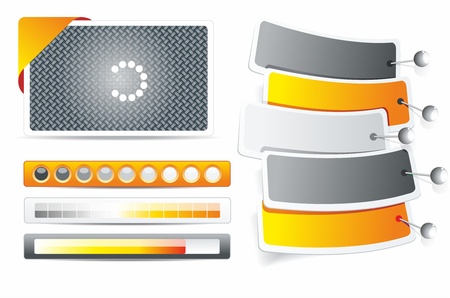 Set of web forms のイラスト素材