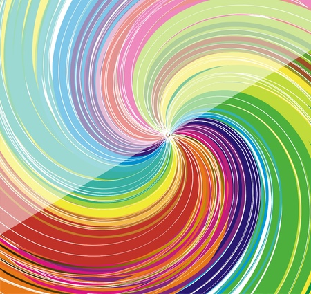 colorful swirl background, vector のイラスト素材