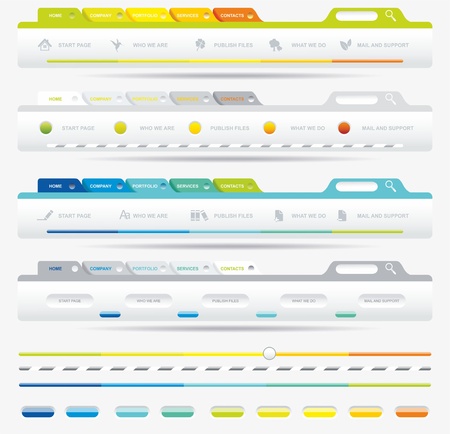 Web Design Frameのイラスト素材