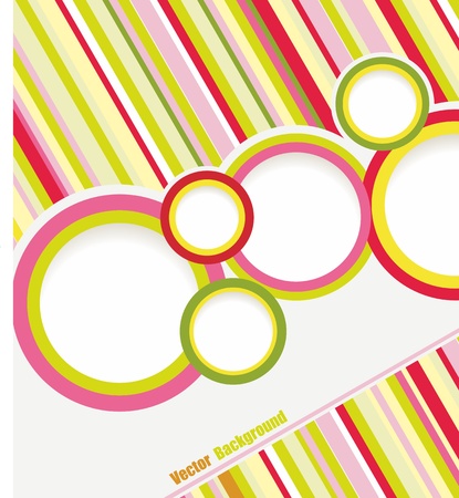 abstract colored background with circles. のイラスト素材