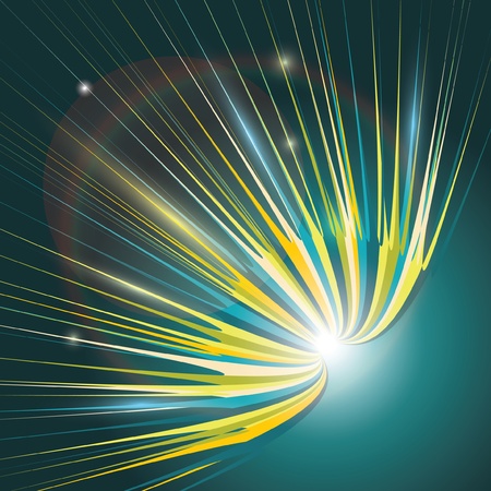vector blue retro burst abstract background のイラスト素材