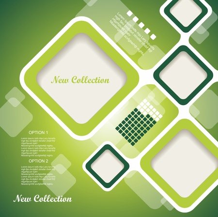 Website Template design frame. のイラスト素材