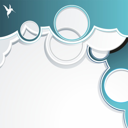 Abstract web design bubble, vectorのイラスト素材