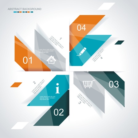 Modern infographics template style. Can be used for workflow layout, diagram, number options, step up options, web design, banner template. のイラスト素材