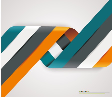 Modern spiral options banner,can be used for workflow layout, infographics, number llines, web design. のイラスト素材