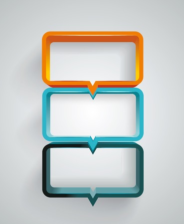 text box vector design のイラスト素材