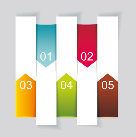 Modern Design template vertical bannersのイラスト素材