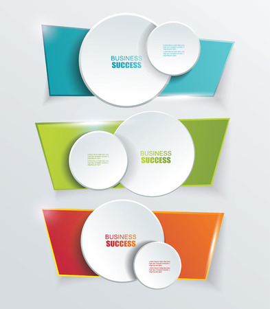 Vector modern banners or frames element design  Plastic web plates  Modern background  のイラスト素材