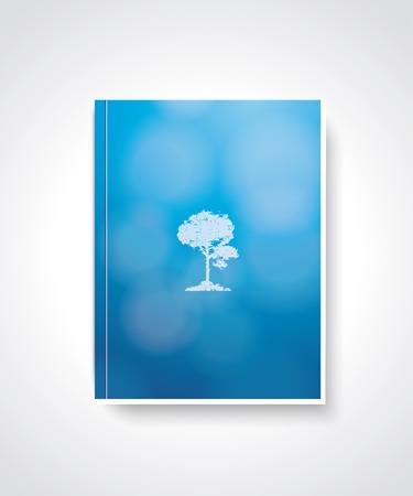 Brochure cover design vector template のイラスト素材