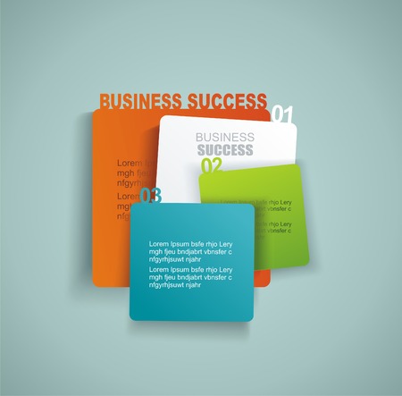 Modern minimalistic infographics banner. Vector illustrationのイラスト素材