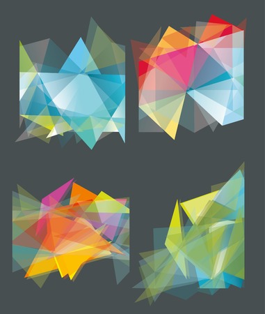 Abstract geometric background for use in design. Vectorのイラスト素材