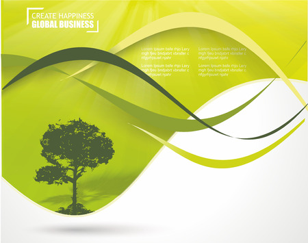 natural green backgroundのイラスト素材