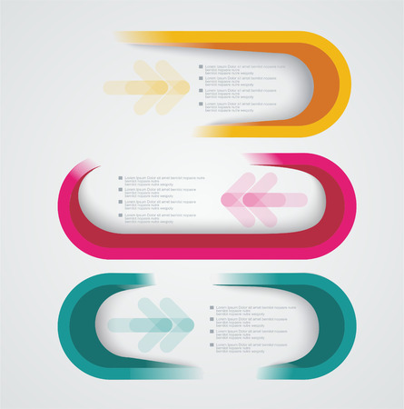 Colorful polygonal origami ribbons. Place your text hereのイラスト素材