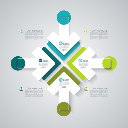 Pointer arrows. Graphic or website layout. Vectorのイラスト素材
