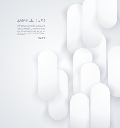 Vector Abstract geometric paper backgroundのイラスト素材