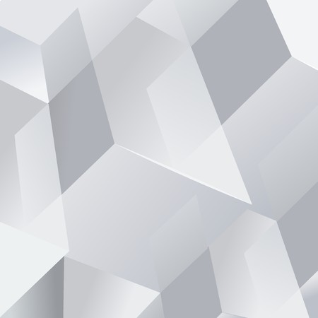 White Cubes with Text Information. Can be used for workflow layout, diagram, number options, step up options, web design, infographics.のイラスト素材