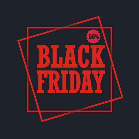 Black Friday Sales design. Vector illustration.のイラスト素材