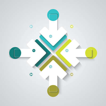 Pointer arrows. Graphic or website layout. Vectorのイラスト素材