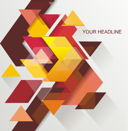 Vector modern background .Can bu use for covers, posters, flyers, banners with geometric design.のイラスト素材