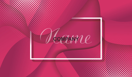 Abstract vector background from  pink petals with white frame.のイラスト素材