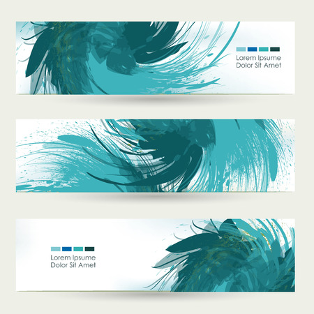 Vector technology background  swirl effect  blue, wallpaper.のイラスト素材