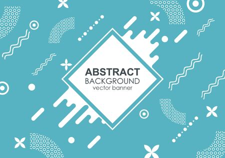 Geometric simple shapes. Vector design.のイラスト素材