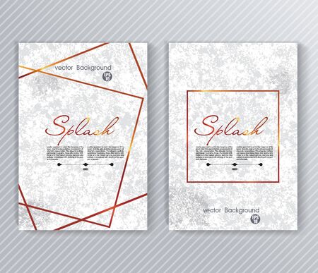 Splash ink texture imitation, abstract background, vector. Liquid ink or marbleized pattern effect.のイラスト素材