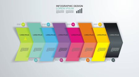 Number Option banners design, can be used for online services,  websites and applications.のイラスト素材