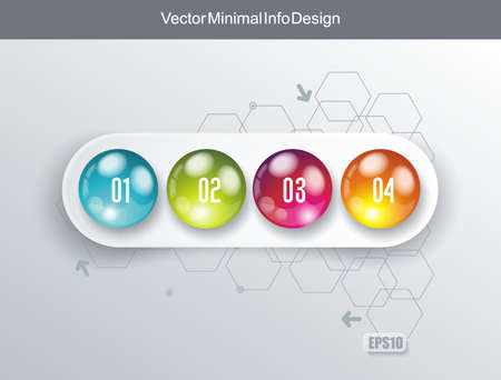 Business Design Template Option banners. Can be used for step lines, number levels, timeline, diagram, web design.のイラスト素材