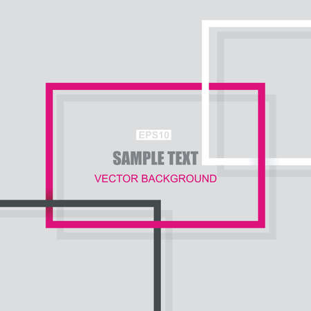 Flat paper frames design with place for your text, vector illustration.のイラスト素材