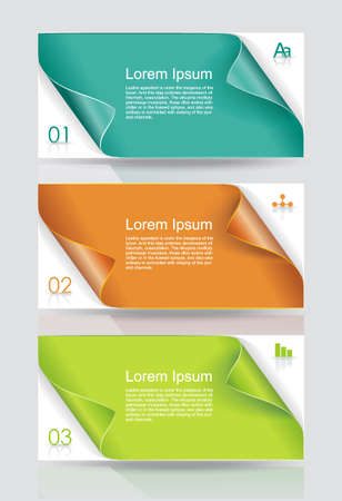 Business Design Template Option banners. Can be used for step lines, number levels, timeline, diagram, web design.のイラスト素材