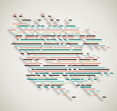 Geometric pattern, can be used for brochures, banners, placards, posters, flyers.のイラスト素材
