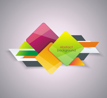 Abstract composition design for business background, vector illustration.のイラスト素材