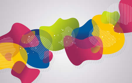 Vector background from abstract bright petals.のイラスト素材