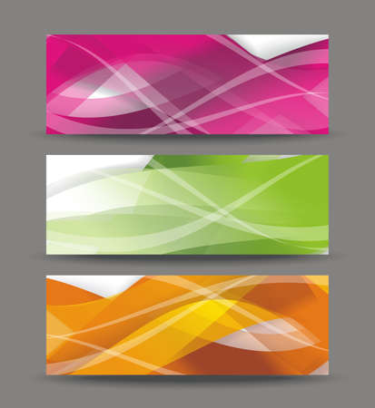 Business abstract design with waves background, vector template.のイラスト素材