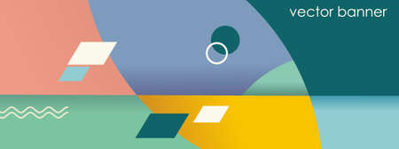 Geometric pattern, can be used for brochures, banners, placards, posters, flyers.のイラスト素材