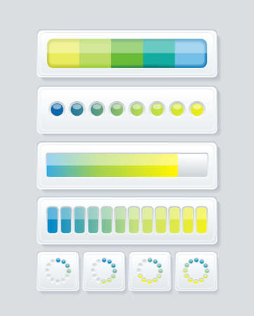 Web panel, widget design for upload services or websites and applications.のイラスト素材