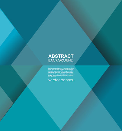 Abstract geometric background from transparent blue cubes with cells layer, vector background.のイラスト素材