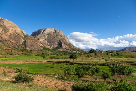 A landscape shot of the island of Madagascarの写真素材